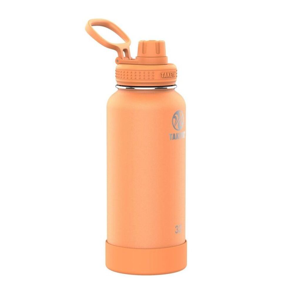 32oz Active Insulated Stainless Steel Water Bottle with Spout Lid - Tart Orange